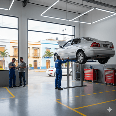 Workshop interior